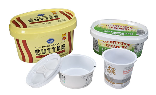Are plastic butter tubs safe for food storage?