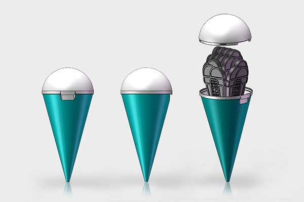 Fresh Cone-shaped Chocolate Packaging for Hershey's