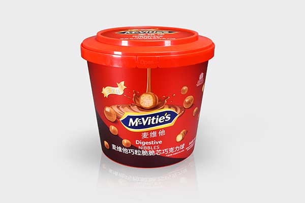 McVitie's Launched Recycling Biscuit Container: 5.2L Plastic Bucket