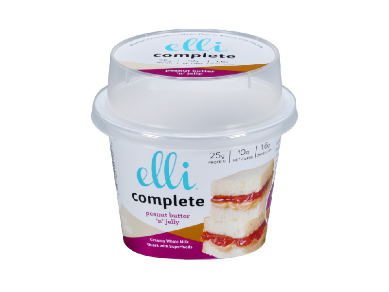 230g Round IML Plastic Yogurt Cup With Tall Height Lid