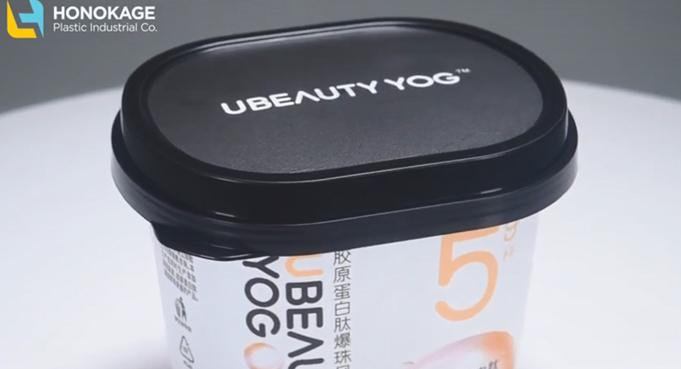 260g Oval IML Yogurt Cup Producing Video