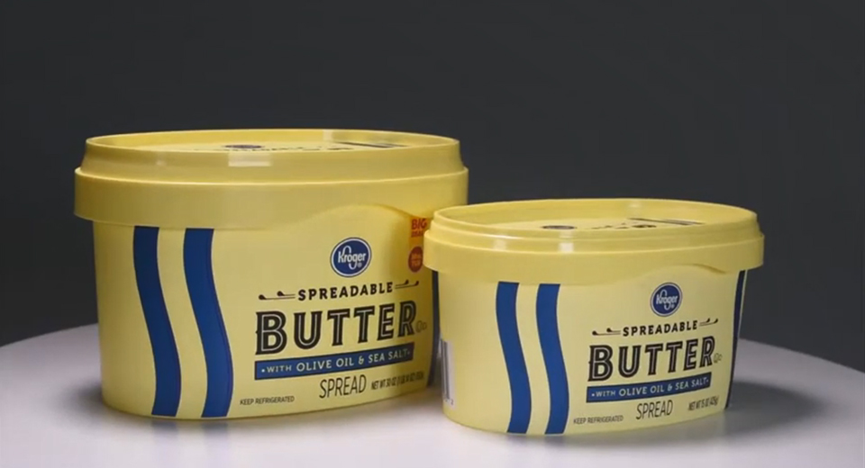 30oz Oval Plastic IML Margarine Container Video