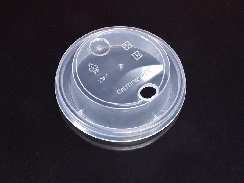 Hot Drink Coffee Plastic Lids With Two Holes