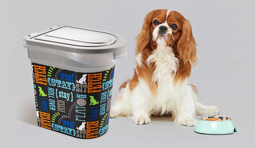 Plastic Injection Molded Container for Pet Food