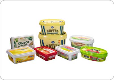 IML Butter Containers from a BRC Certified and Sedex Approved Factory