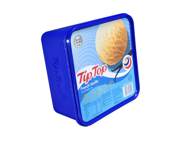 2l Square Plastic IML Ice Cream Container Wholesale Manufacturer