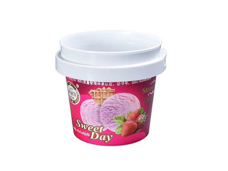 plastic ice cream bucket with lid 5