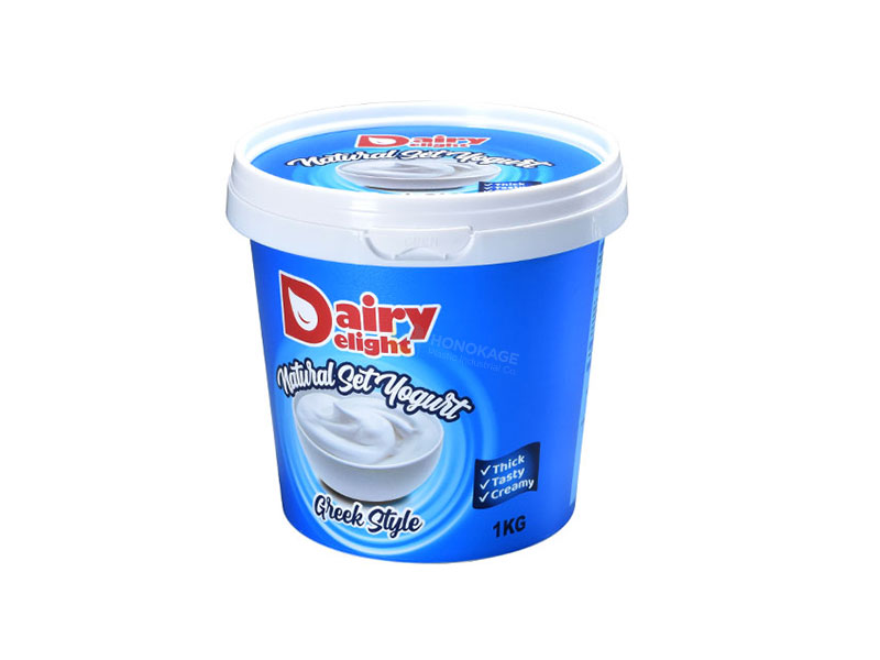 1l Round Iml Ice Cream Container With or Without Handle