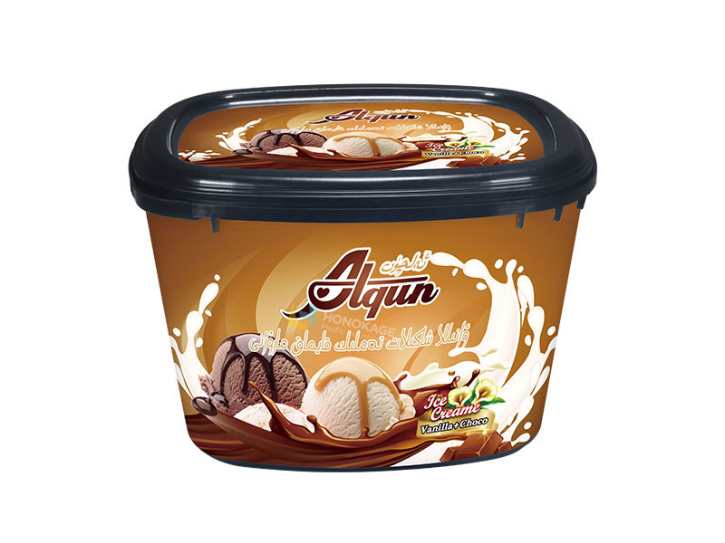 2l oval iml plastic ice cream container 2