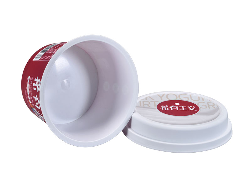 118g iml plastic yogurt cup with lid and spoon 3