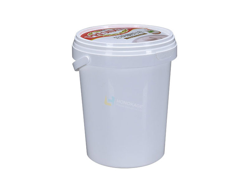 1kg Round Plastic Yogurt Container With Handle