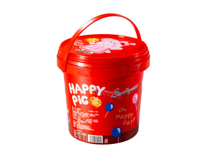 1l Round Plastic Chocholate Bucket