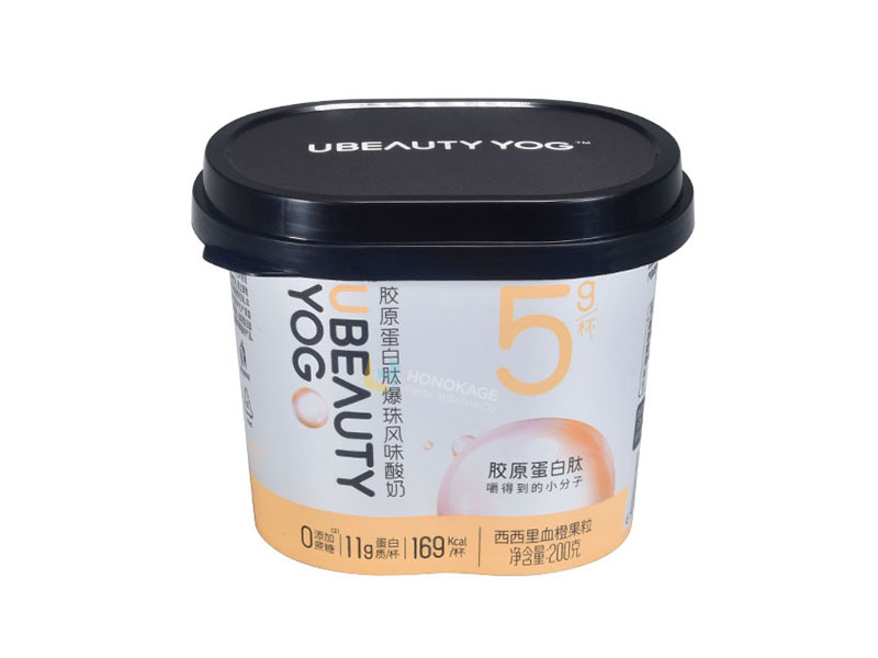 260g oval iml yogurt cup 2