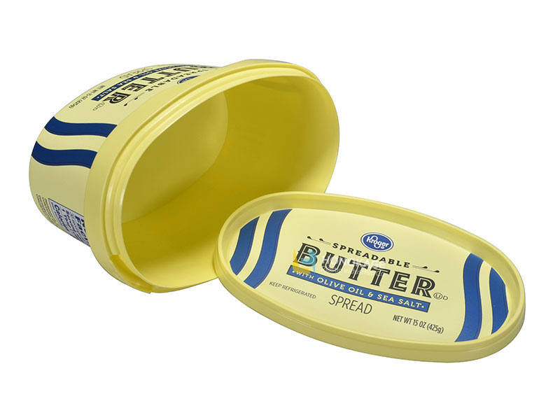 plastic margarine container