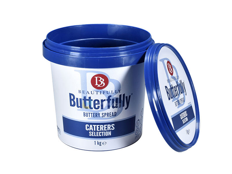 plastic margarine container