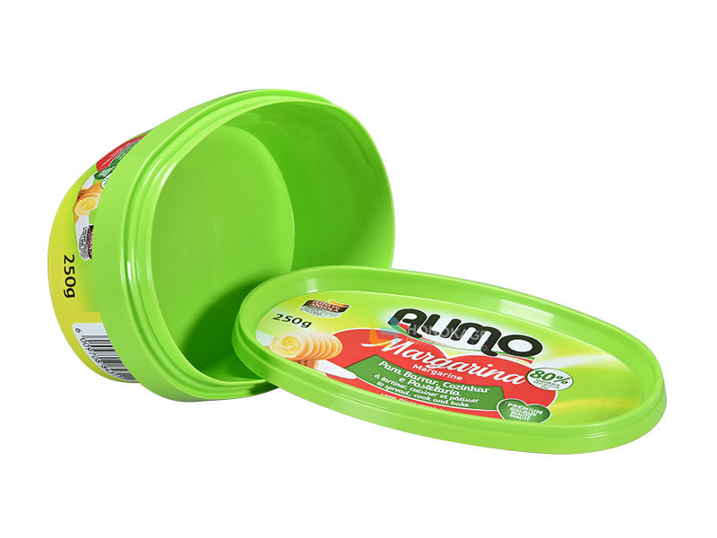 250g oval butter container made by polypropylene pp material 3