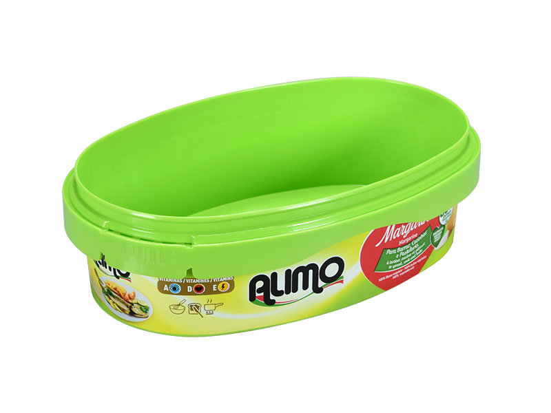 250g oval butter container made by polypropylene pp material 5