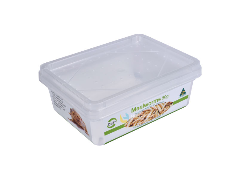 mealworms container