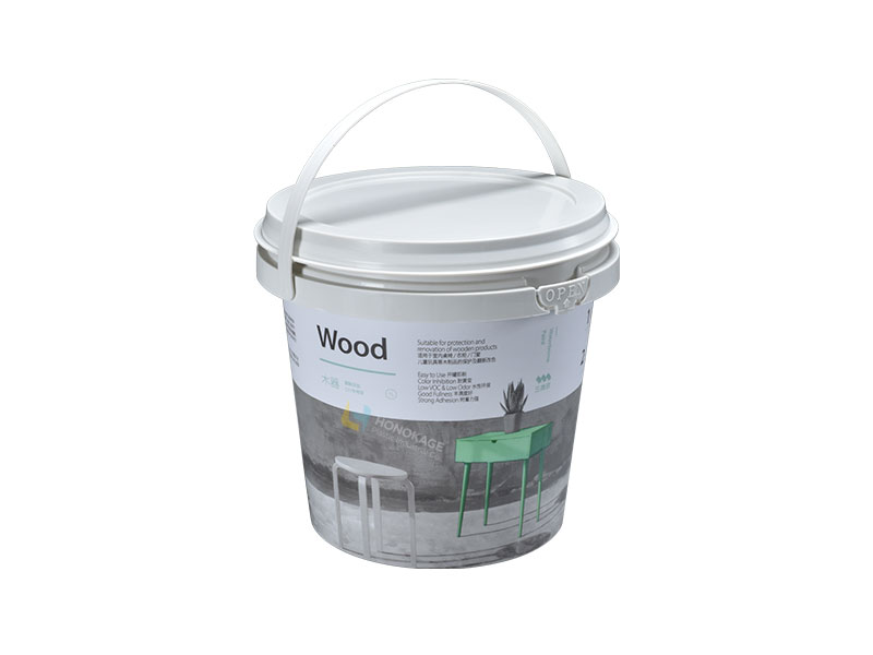custom size plastic airtight paint container 1