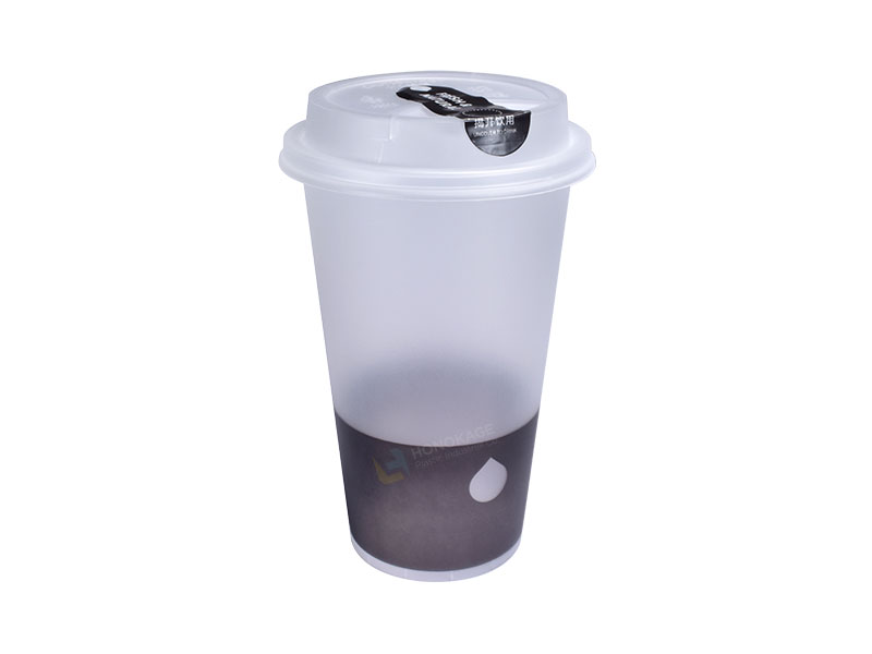 Disposable Custom Bubble Boba Tea Cup Disposable Logo Printed