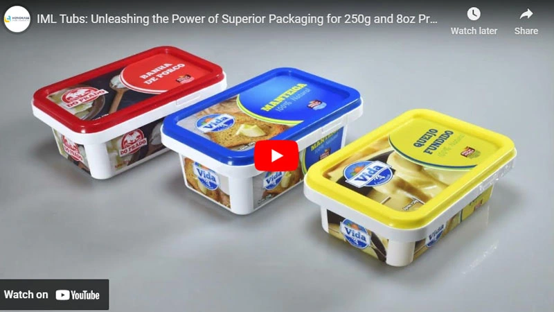 IML Tubs: Unleashing the Power of Superior Packaging for 250g and 8oz Products