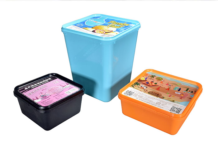 Ice Cream Box, Ice Cream Storage Containers, Plastic Pp Storage