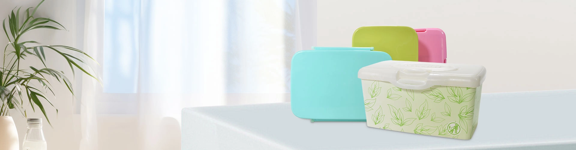 Wet Tissue Storage Box and Plastic Lunch Box