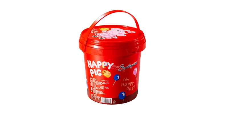 1l Round Plastic Chocholate Bucket